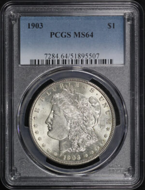 Obverse of this 1903 Morgan Dollar PCGS MS-64
