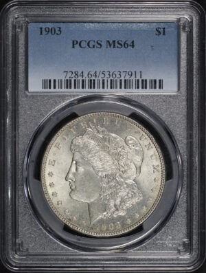 Obverse of this 1903 Morgan Dollar PCGS MS-64