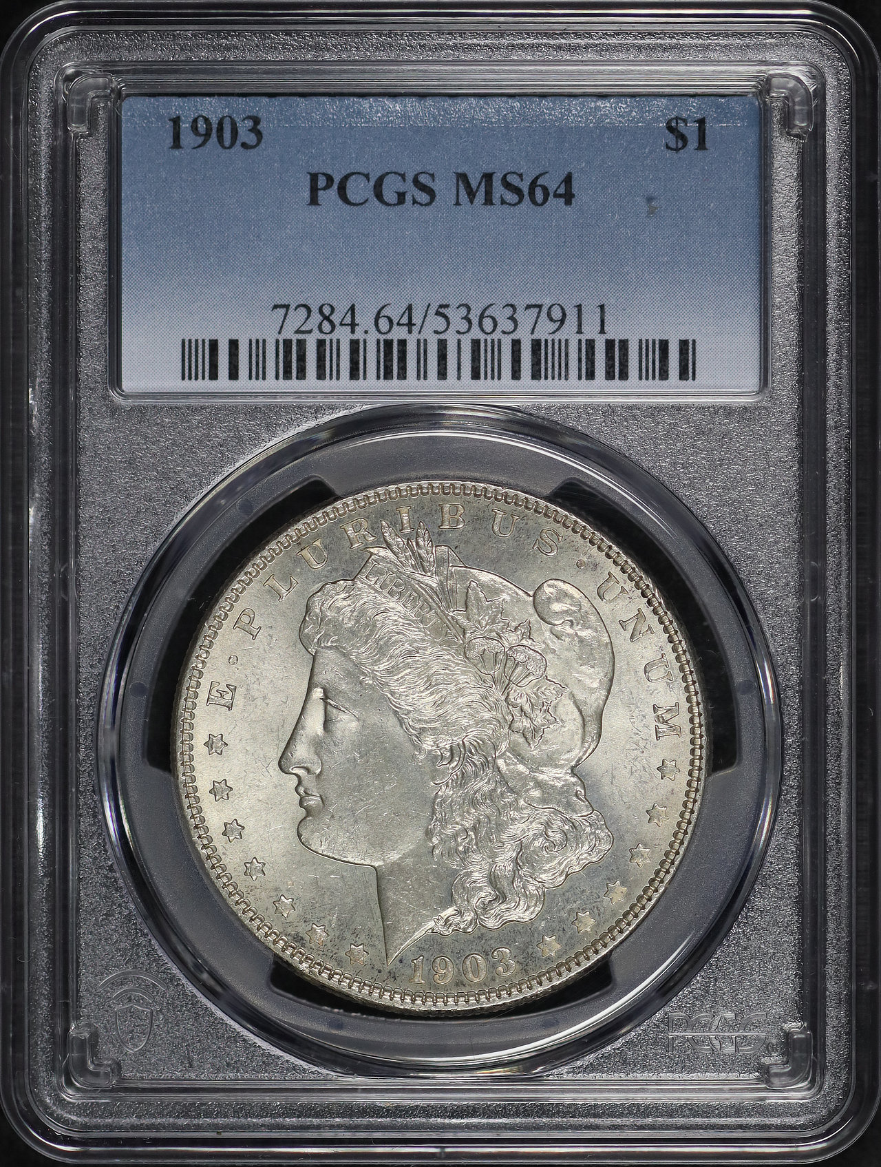 Obverse of this 1903 Morgan Dollar PCGS MS-64