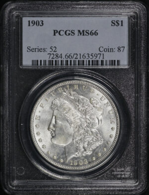 Obverse of this 1903 Morgan Dollar PCGS MS-66