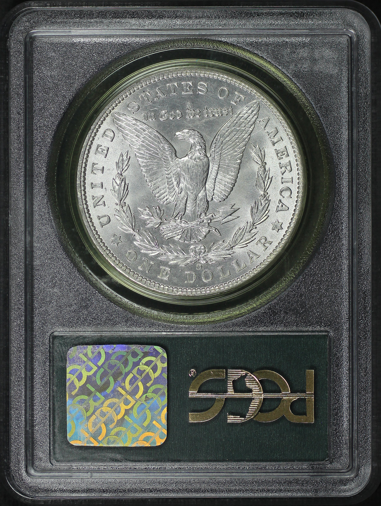 Reverse of this 1903-O Morgan Dollar PCGS MS-62 Old Green Holder