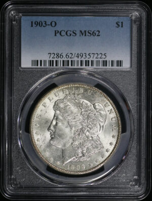 Obverse of this 1903-O Morgan Dollar PCGS MS-62