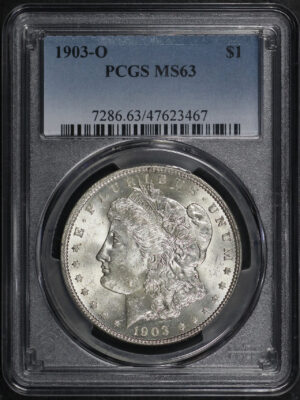 Obverse of this 1903-O Morgan Dollar PCGS MS-63