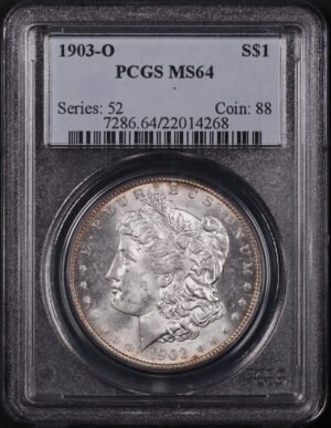 Obverse of this 1903-O Morgan Dollar PCGS MS-64