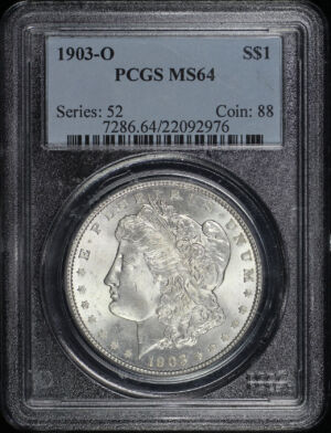 Obverse of this 1903-O Morgan Dollar PCGS MS-64