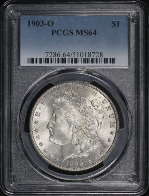 Obverse of this 1903-O Morgan Dollar PCGS MS-64