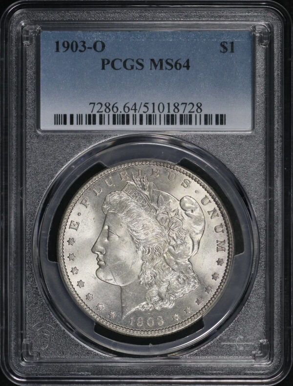 Obverse of this 1903-O Morgan Dollar PCGS MS-64