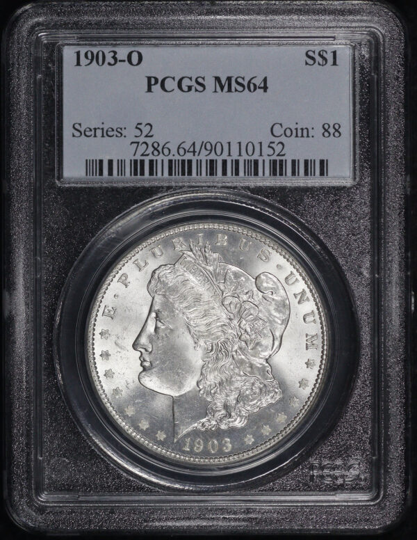 Obverse of this 1903-O Morgan Dollar PCGS MS-64