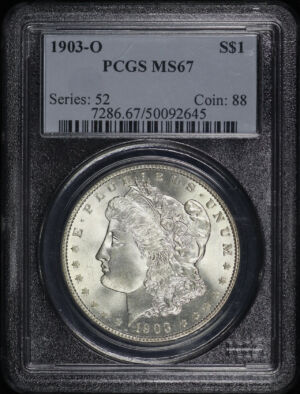 Obverse of this 1903-O Morgan Dollar PCGS MS-67