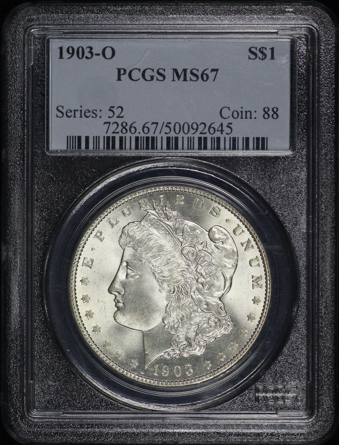 Obverse of this 1903-O Morgan Dollar PCGS MS-67