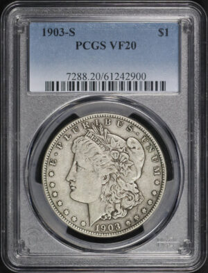 Obverse of this 1903-S Morgan Dollar PCGS VF-20