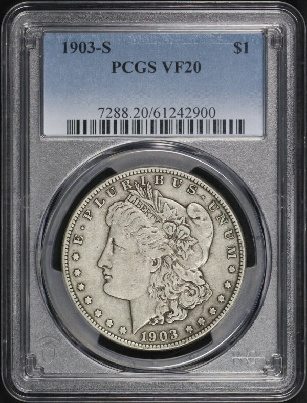 Obverse of this 1903-S Morgan Dollar PCGS VF-20