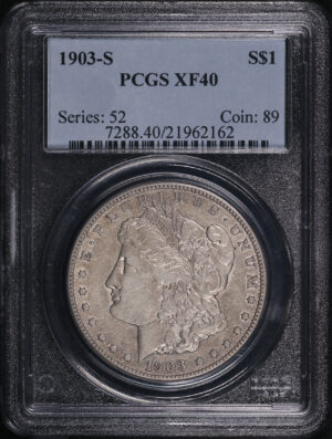 Obverse of this 1903-S Morgan Dollar PCGS XF-40