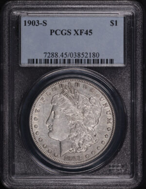 Obverse of this 1903-S Morgan Dollar PCGS XF-45