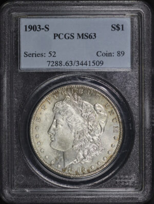 Obverse of this 1903-S Morgan Dollar PCGS MS-63