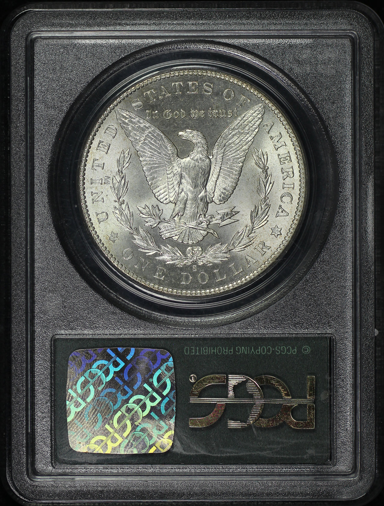 Reverse of this 1903-S Morgan Dollar PCGS MS-64 Old Green Holder