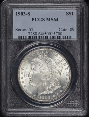 Obverse of this 1903-S Morgan Dollar PCGS MS-64