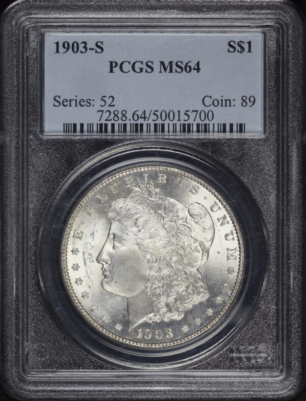 Obverse of this 1903-S Morgan Dollar PCGS MS-64