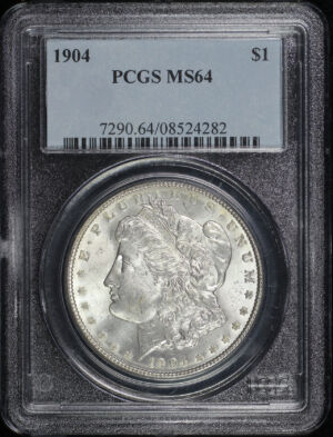 Obverse of this 1904 Morgan Dollar PCGS MS-64