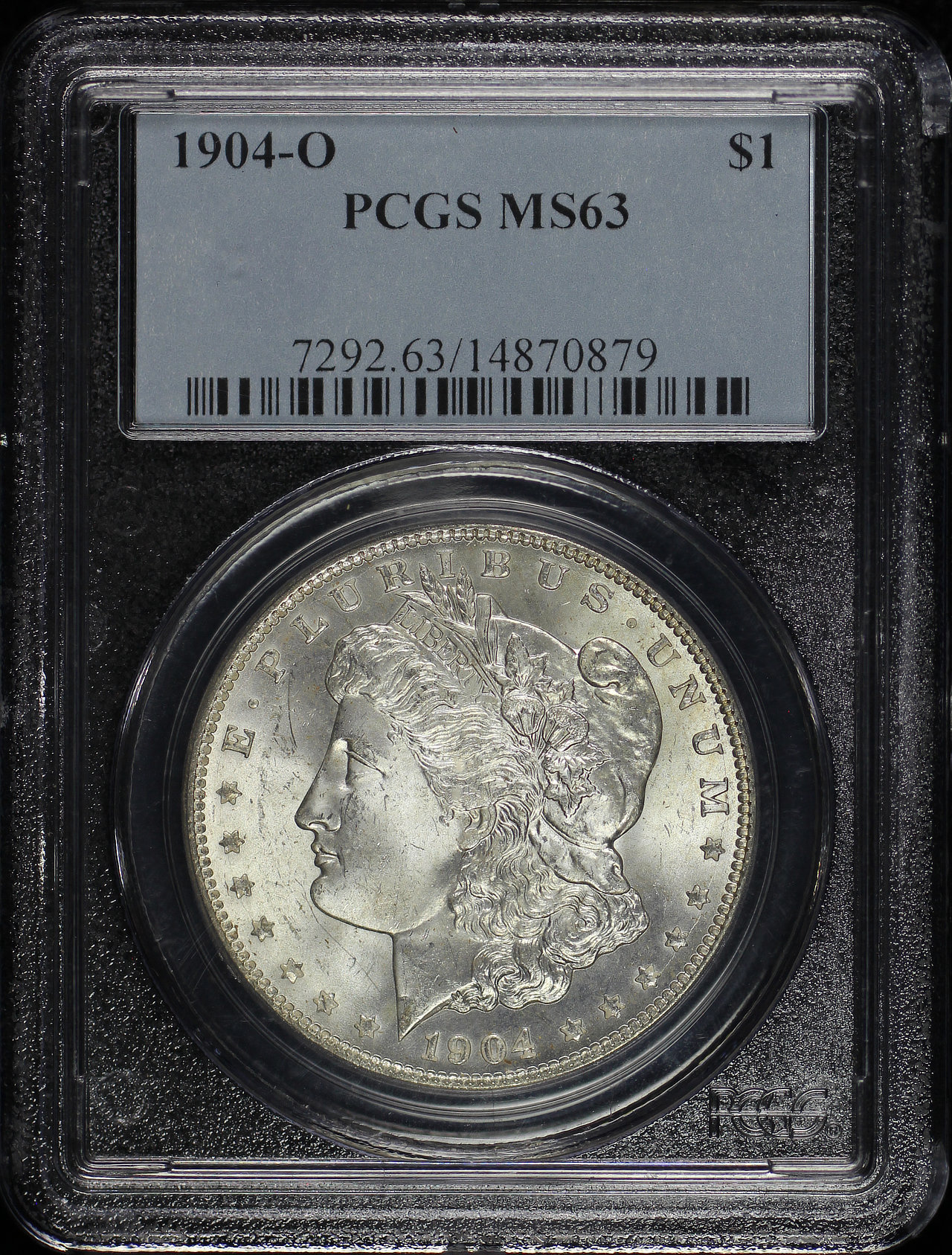 Obverse of this 1904-O Morgan Dollar PCGS MS-63