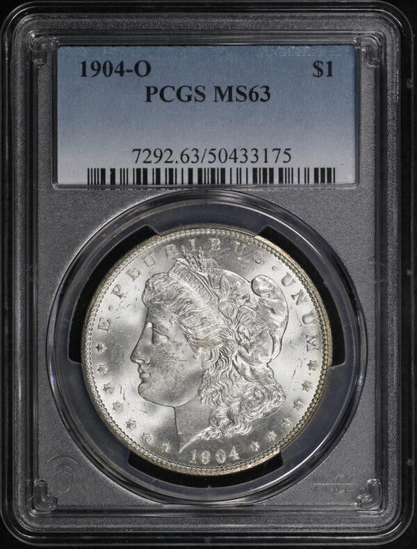 Obverse of this 1904-O Morgan Dollar PCGS MS-63
