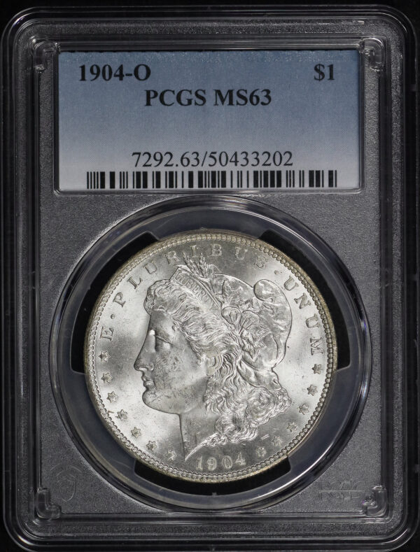 Obverse of this 1904-O Morgan Dollar PCGS MS-63