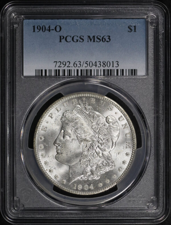 Obverse of this 1904-O Morgan Dollar PCGS MS-63
