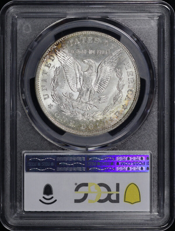 Reverse of this 1904-O Morgan Dollar PCGS MS-63 Velvety Obverse Toning