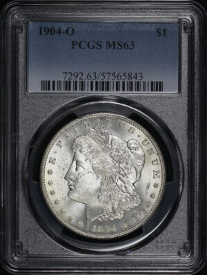 Obverse of this 1904-O Morgan Dollar PCGS MS-63