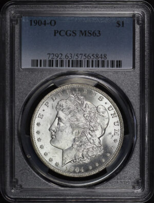 Obverse of this 1904-O Morgan Dollar PCGS MS-63