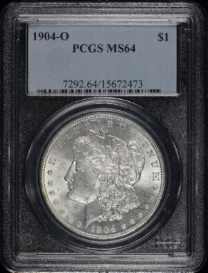 Obverse of this 1904-O Morgan Dollar PCGS MS-64