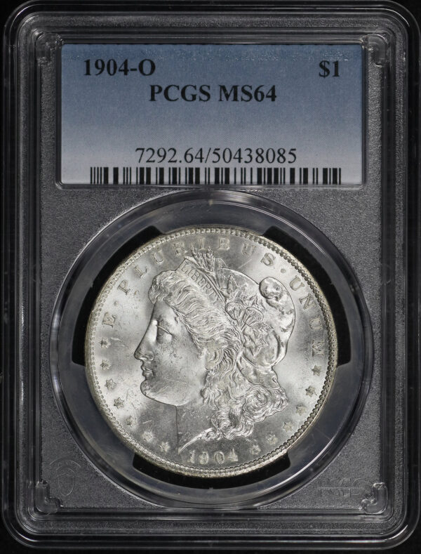 Obverse of this 1904-O Morgan Dollar PCGS MS-64