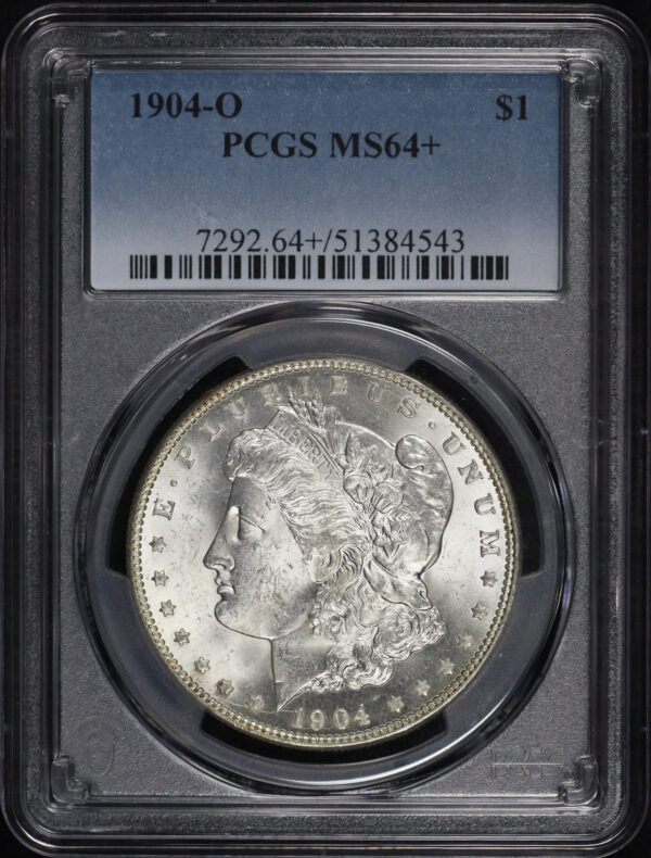 Obverse of this 1904-O Morgan Dollar PCGS MS-64+