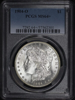 Obverse of this 1904-O Morgan Dollar PCGS MS-64+