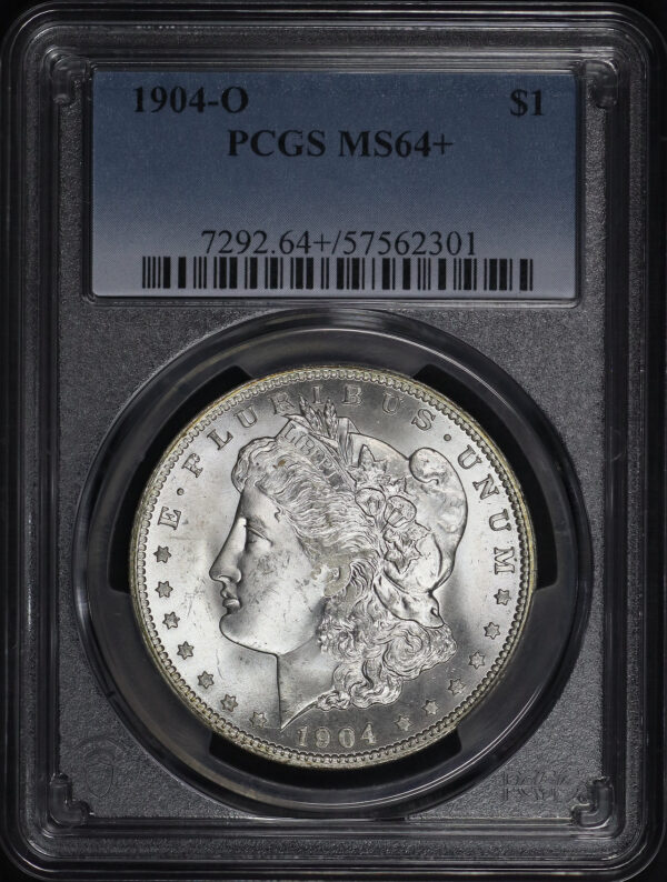 Obverse of this 1904-O Morgan Dollar PCGS MS-64+