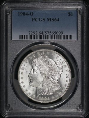 Obverse of this 1904-O Morgan Dollar PCGS MS-64