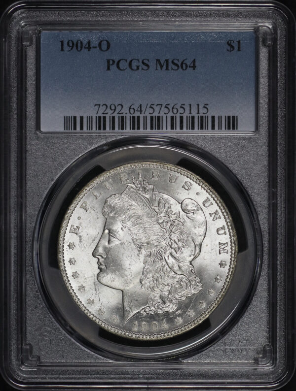 Obverse of this 1904-O Morgan Dollar PCGS MS-64