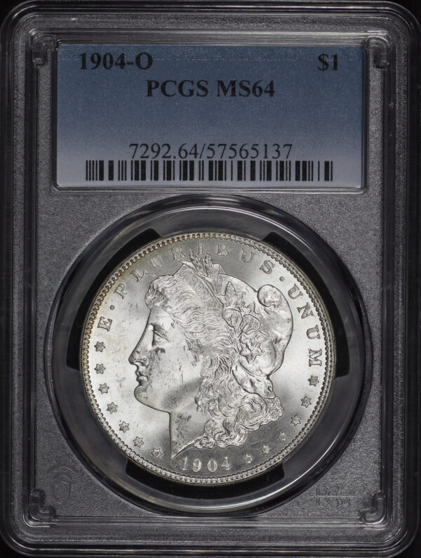 Obverse of this 1904-O Morgan Dollar PCGS MS-64