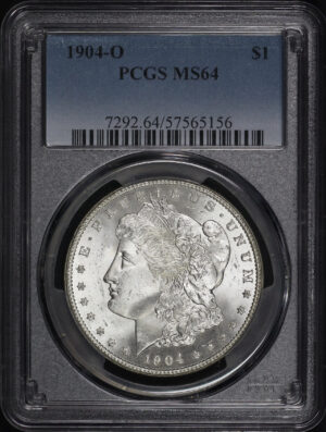 Obverse of this 1904-O Morgan Dollar PCGS MS-64