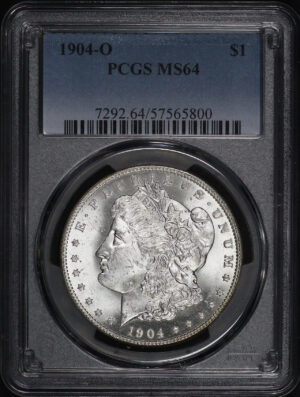 Obverse of this 1904-O Morgan Dollar PCGS MS-64