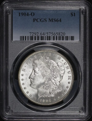Obverse of this 1904-O Morgan Dollar PCGS MS-64