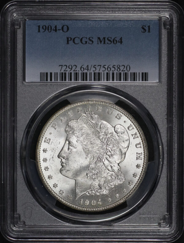 Obverse of this 1904-O Morgan Dollar PCGS MS-64