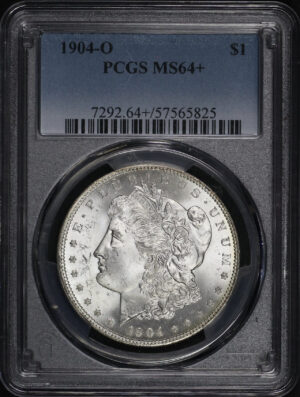 Obverse of this 1904-O Morgan Dollar PCGS MS-64+
