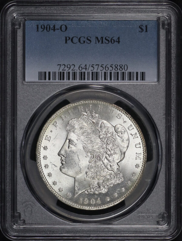 Obverse of this 1904-O Morgan Dollar PCGS MS-64