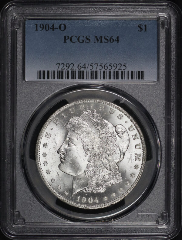 Obverse of this 1904-O Morgan Dollar PCGS MS-64