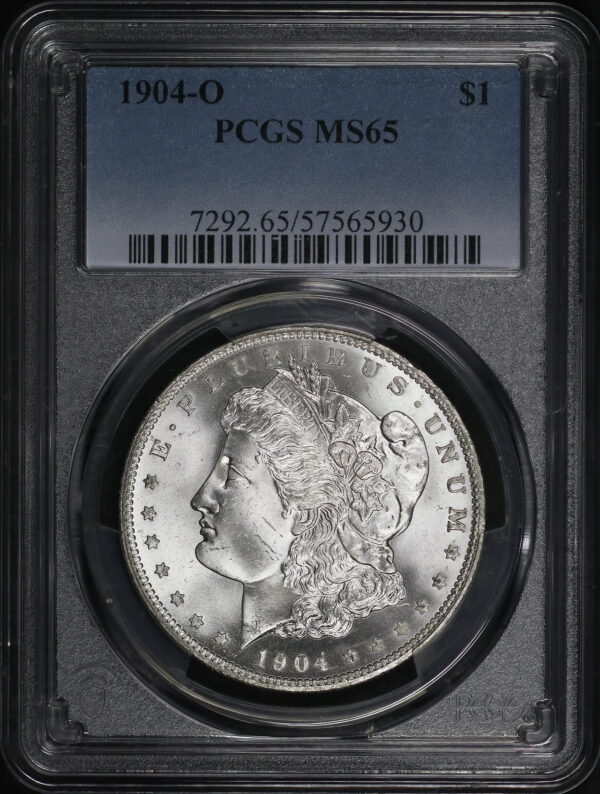 Obverse of this 1904-O Morgan Dollar PCGS MS-65