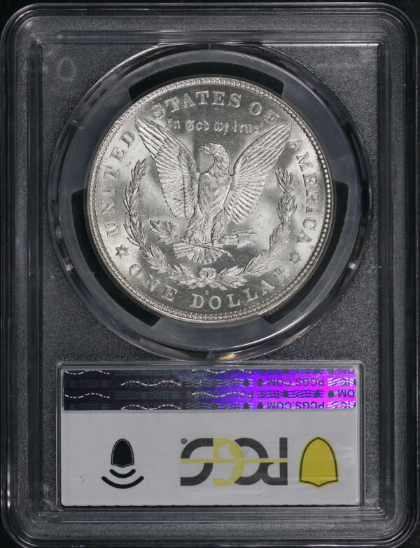 Reverse of this 1921-D Morgan Dollar PCGS MS-63