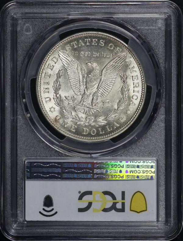 Reverse of this 1921-D Morgan Dollar PCGS MS-63