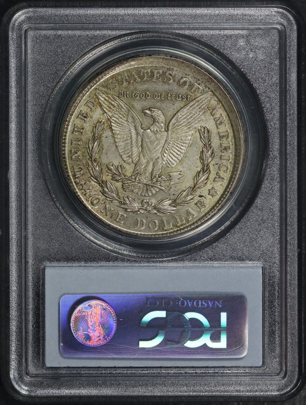 Reverse of this 1921-S Morgan Dollar Struck 5% off Center Mint Error  PCGS AU-58