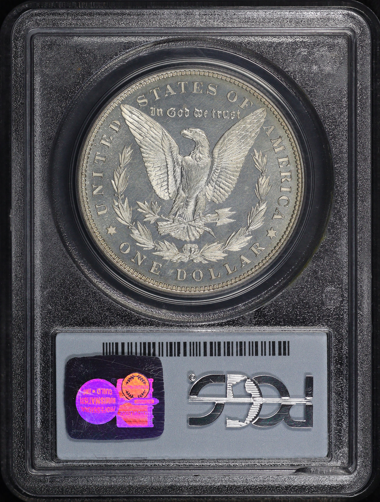 Reverse of this 1880 Morgan Dollar PCGS PR-66